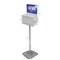 Azar Displays Extra Large Lottery Box with Pocket, Lock and Keys on Pedestal. Color: White 206303 - alternate 1